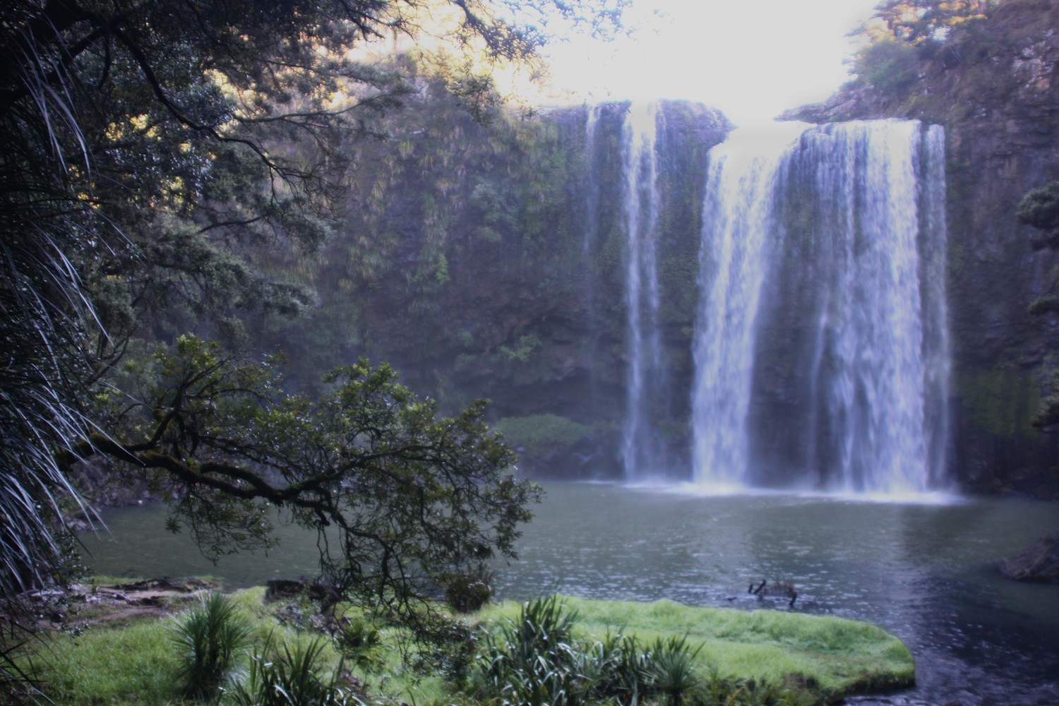 waterfall at North Island