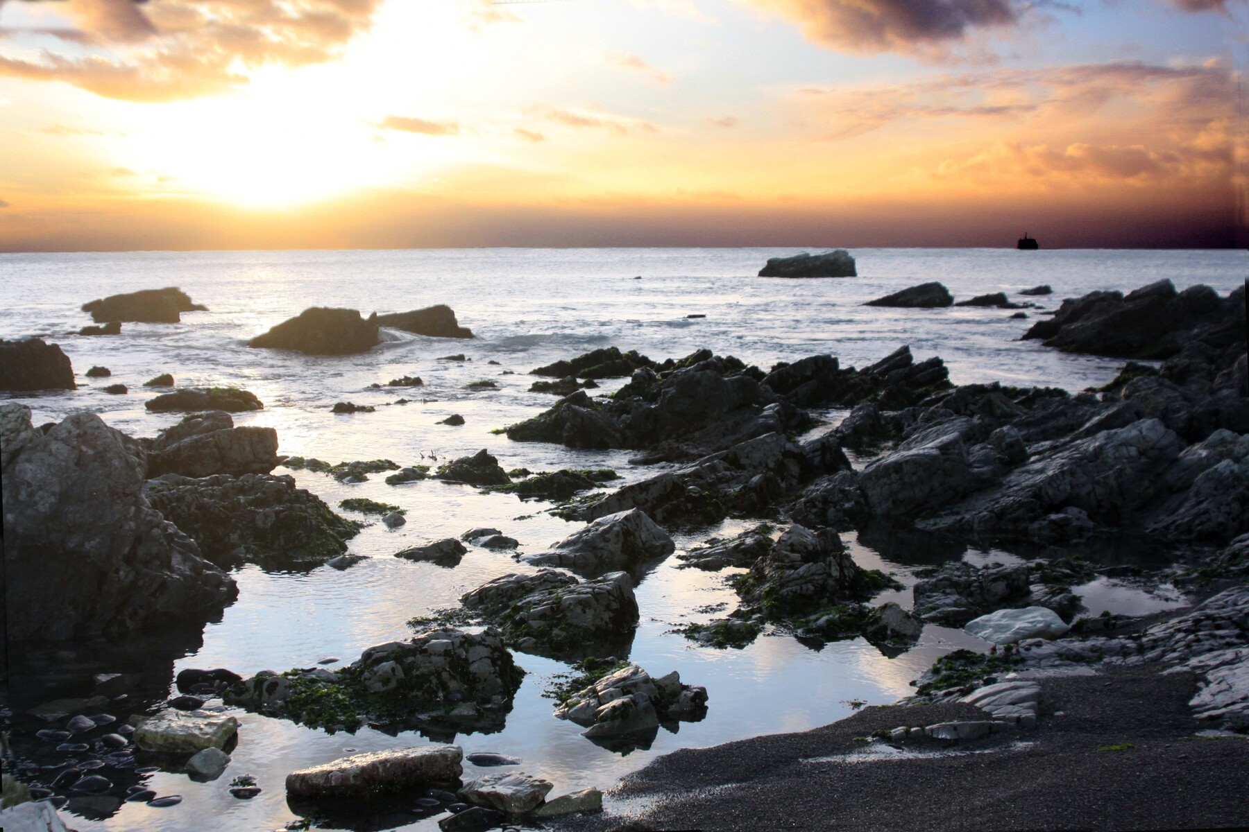 sunrise in New Zealand