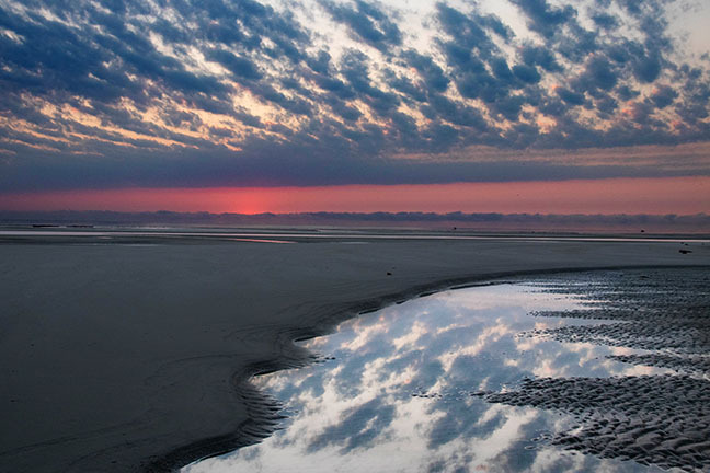 clouds in the tidepool