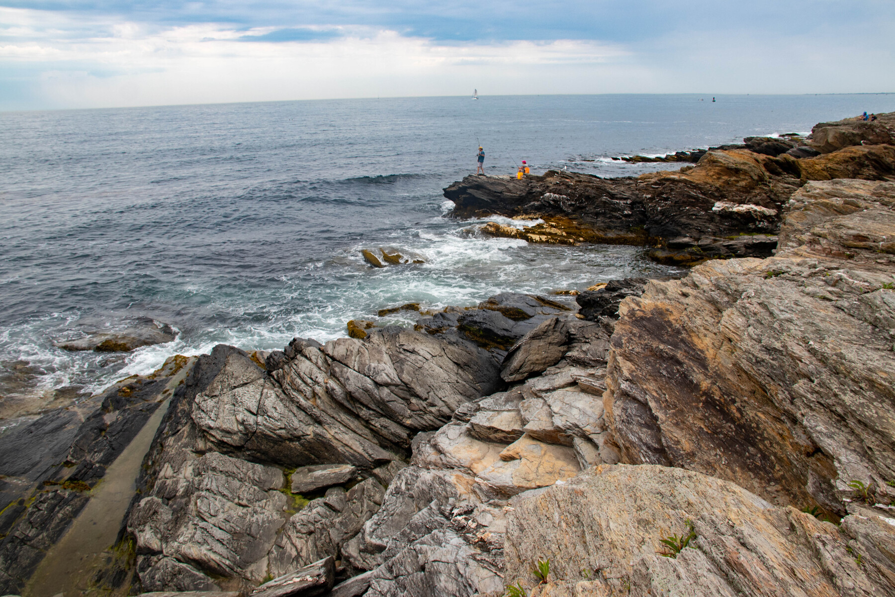 rockwalk in Block Island