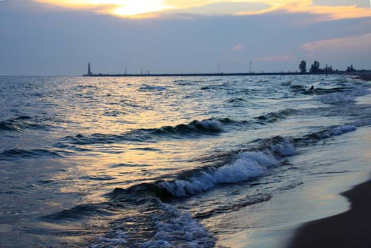 mi_Lake Michigan at Sunset_0209