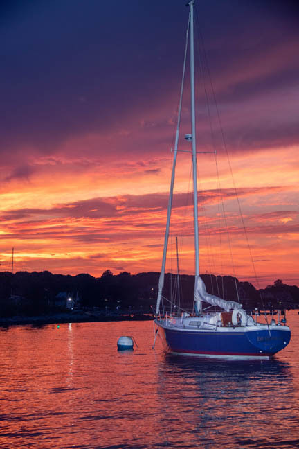 sailboat in Newport