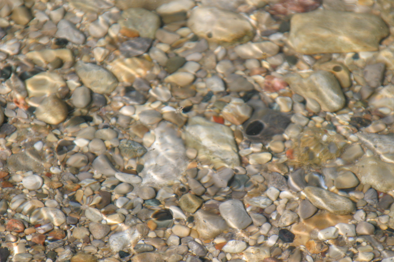 rocks underwater