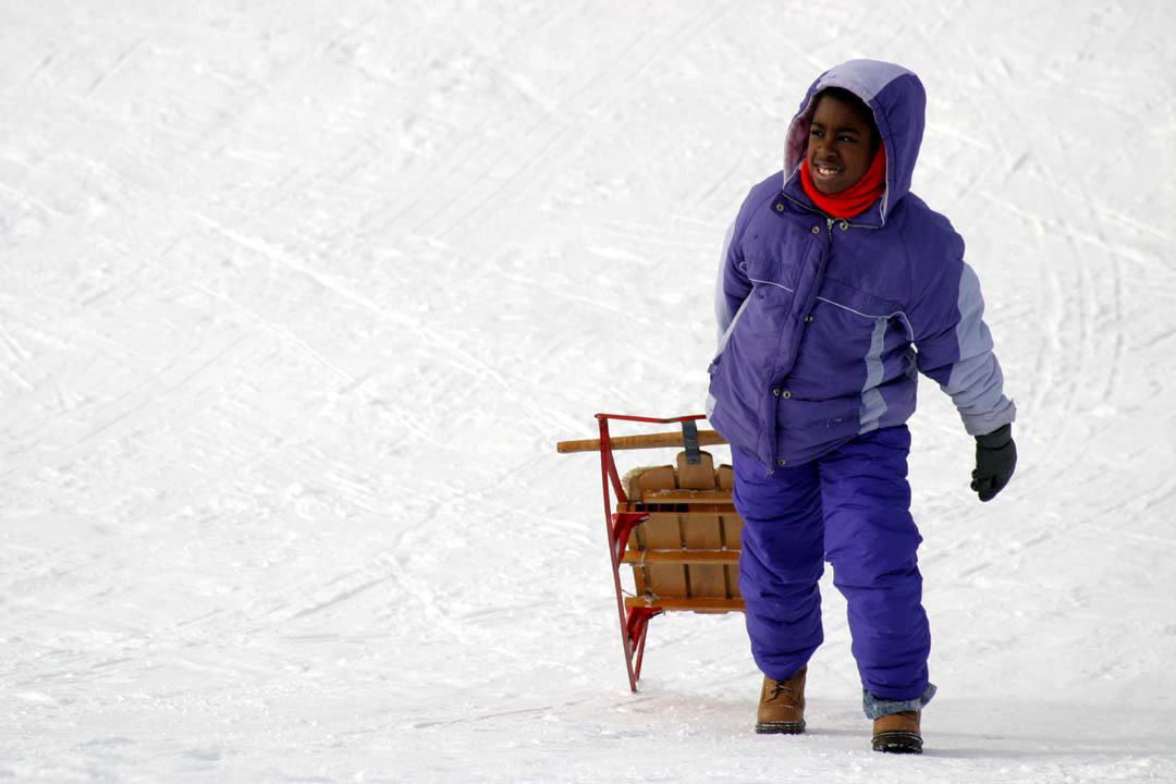 sledding