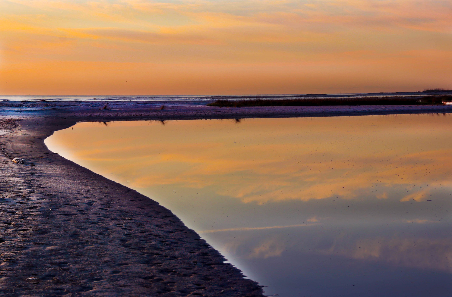 clouds on the tide