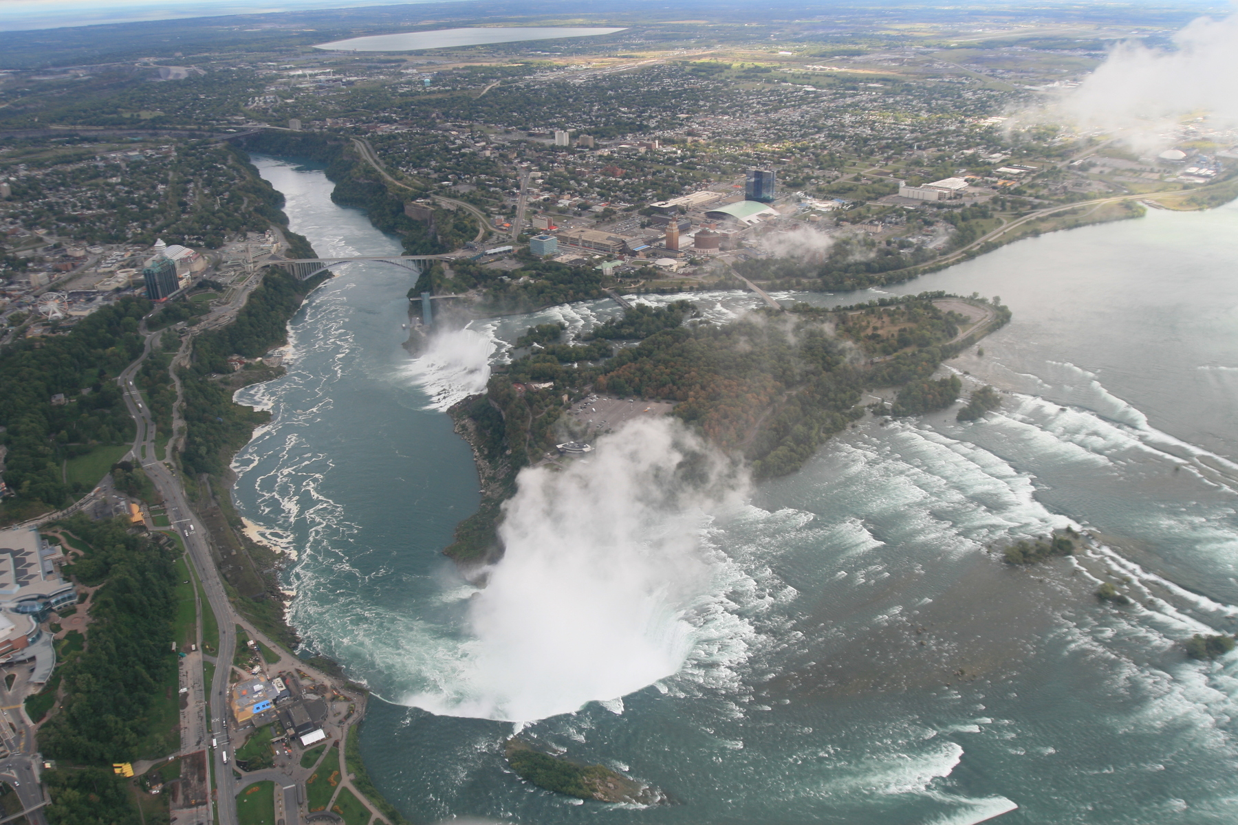 Niagara from a helicopter