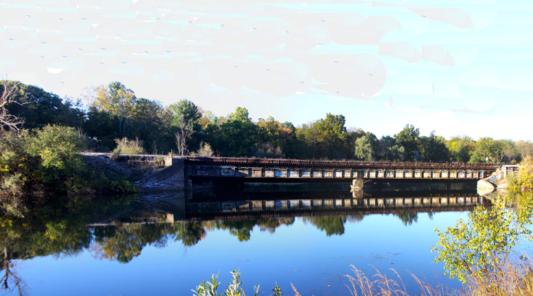 Michigan bridge at Huron River