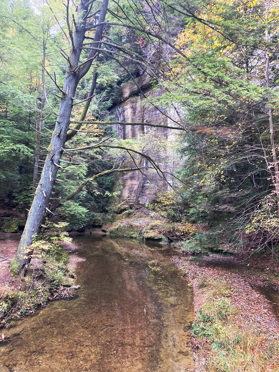 creekbed at Hocking Hills