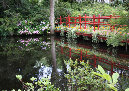 sc_Garden bridge with hydrangia reflection_ 149