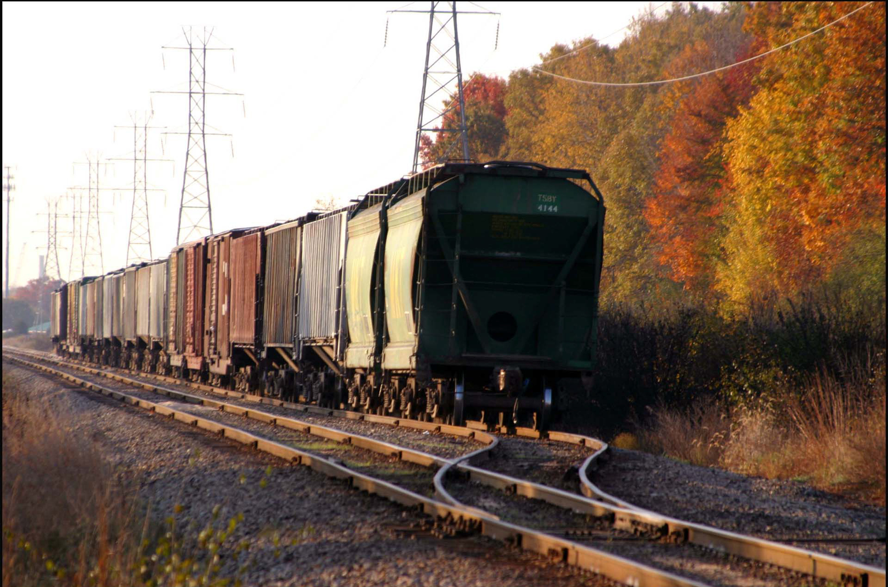 train parked