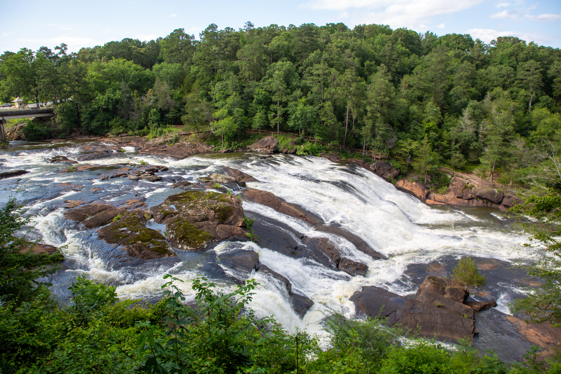 the back side of stone mountain