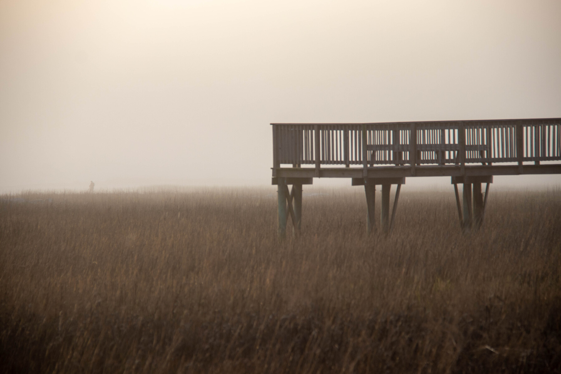 the pier at sunrise