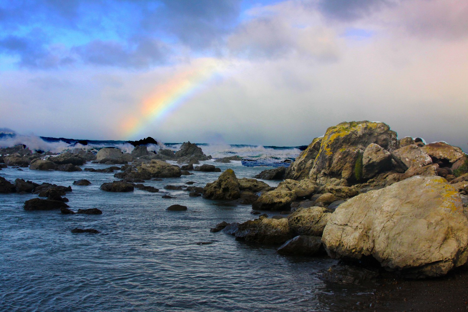 rainbow in the morning